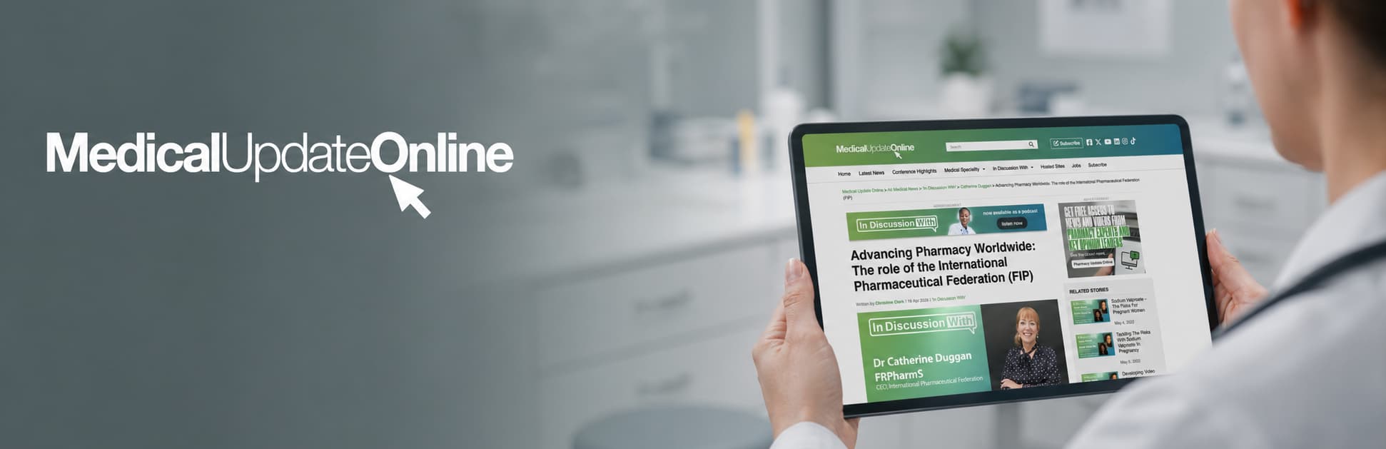 Medical Update Online header